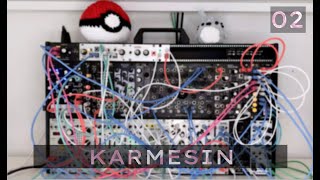 Karmesin | Modular Eurorack Beat || #jamuary2023 02 ||| Queen of Pentacles, Acid Rain Chainsaw