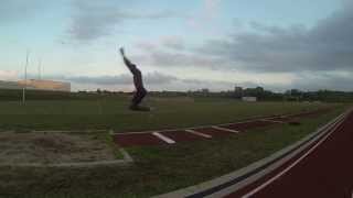 Standing triple jump 36'10 / 11.23m