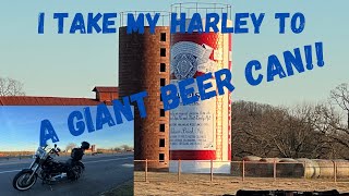 I take my Harley to a great Arkansas Landmark.