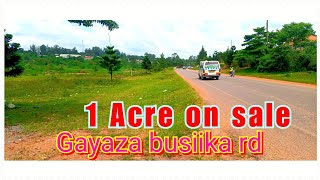 1 ACRE OF LAND FOR SALE IN GAYAZA BUSIIKA RD UGANDA