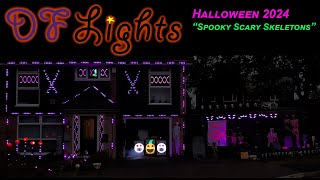 Halloween Light Shows 2024: Spooky Scary Skeletons