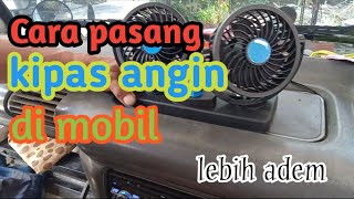 Cara pasang kipas angin di mobil truck#lebihadem#ACalami