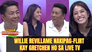 Willie Revillame NakipagFLIRT Kay Gretchen Ho Sa Live TV