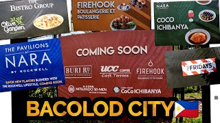 Bacolod City - ROCKWELL / FORBES HILL - new coming restaurants