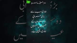 Hazrat Ali (A.S) Ke Farman | Imam Ali Quotes in Urdu | pt 1 #shortsviral #shorts