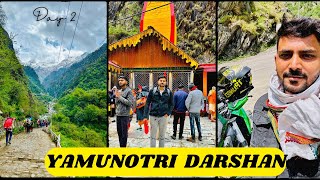 Yamunotri Dham Darshan🙏🏼Finally solo Yamnutori pauch gya😇🙏🏼 #youtube #solo #soloride #yamunotri