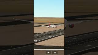 A330-900Neo Landing Virgin Antlatic #realflightsimulatorpro #realflighsimulator #a330neo #shorts