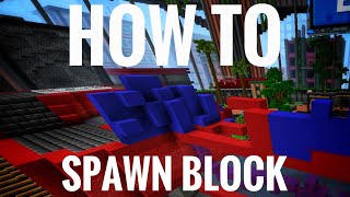 How to Spawnblock well in The Bridge (Hive)