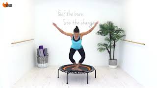 Rebounder Workout Mini Trampoline Workout BARLATES BOUNCE Cardio Sculpt