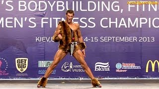 2013 World IFBB Men's FITNESS - YEFIMOV Yevgeniy (KAZ) - Round 1 (Ефимов Евгений)