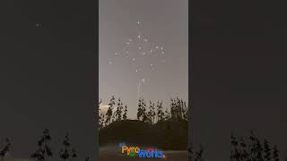 PyroWorks - 25mm Shell - SHOCK ATTACK #fireworks #pyroworks