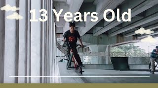 Abian 13 Years Old BMX Pasar Rebo Skatepark