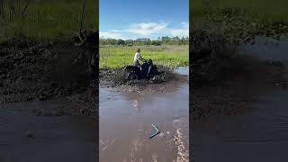 Water Wheelie, Mudding my Can-Am Renegade 1000 #waterwheelie