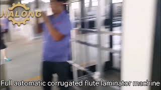 Full automatic corrugated flute laminator machine