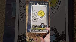 Understand the imagery in the Ace of Pentacles Tarot card.