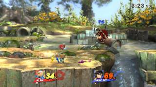 Super smash bros wii u ALPH gameplay