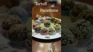 Tartufi al panettone con ripieno alla nutella