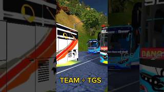 Bus Simulator Indonesia Multiplayer mod gameplay with our team members team tgs ❤️ || #shorts #viral