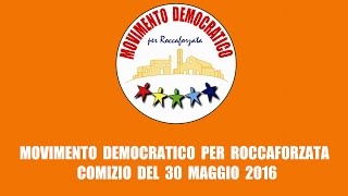 SINTESI COMIZIO MDpR del 30 maggio