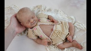 Силиконовый реборн для всего тела Preemie Baby Girl Maybelle