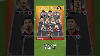 ASIA ALL TIME XI#shorts #football