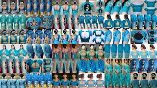 💯sky blue colour blouse design 2024/latest blouse designs 2024/blouse back neck design/hand designs