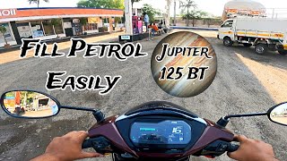 How to Fill Fuel in TVS Jupiter 125 | Petrol Tank Issue -- SmartXonnect