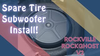 Spare Tire Subwoofer Install: Rockville Rockghost V2 in VW Atlas