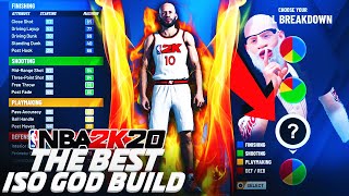 THE BEST ISO DRIBBLE G0D BUILD ON NBA 2K20!! THIS BUILD IS OVERPOWERED!! + GMAN FACE CREATION