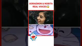 😍Doraemon & Nobita real voices| Cartoon facts in Telugu| Gsr badi #ytshorts