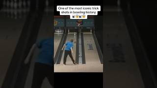 The most iconic shot in bowling! 🎳😳 #shorts #bowling #iconic #sports