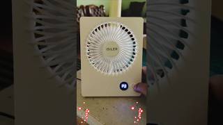 #ISILER Small Desk Fan 1200mAh Portable USB Fan with 3 Speeds#pravanjna