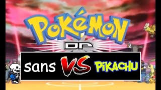 Sans VS. Pikachu!? The Epic Battle Commences!