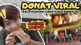 DONAT VIRAL BANGET ANTRI 1 JAM!! PAKE LABU JEPANG!?