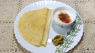 1st weight loss breakfast Moong dal Rice Chila /  Health brunch/ #atiyakitchenvlogs