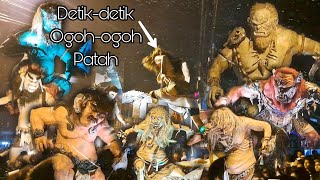 Pawai ogoh-ogoh di tegalalang