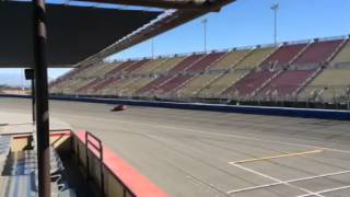 Gary Potekian's Boss 302 down the straight at the Roval, California Speedway