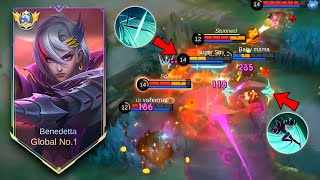 REASON WHY PETRIFY IS A MUST FOR BENEDETTA IN TEAM FIGHTS! | MOBILE LEGENDS