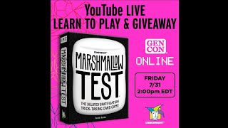 Learn to Play - Marshmallow Test | Gamewright @ Gen Con Online 2020