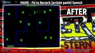 MAME - Fix to Berzerk Speech