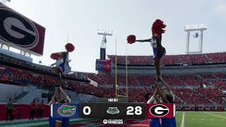 College Football 25 Georgia vs Florida 2024 Gameplay Xbox Series X