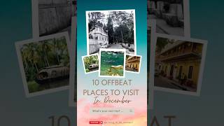 #10 Offbeat Places to Visit in India in December || Tourist Places in India || Travel India #shorts