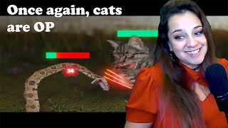 Lauren reacts! *In Which Cats Continue to be OP* How Cats Broke the Game-Tierzoo