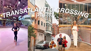 TRANSATLANTIC CROSSING PART I: europe → usa, cabin updates, pairs lifts, new ports, all crew party!