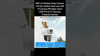 8MP 4K Wireless Solar Camera#Solar Camera#Wireless Solar Camera#Aliexpressproduct #Bestproduct