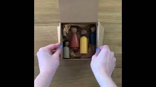 Goose Grease Wooden Peg Dolls - The Organic Family II