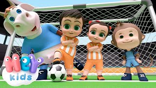 Canção de futebol, e mais músicas divertidas para crianças! | HeyKids Português