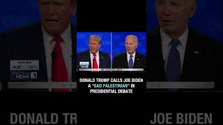 Trump Calls Biden a Bad Palestinian | #TrumpVsBiden #politicaldebate