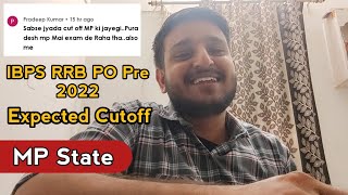 IBPS RRB PO Expected Cut off 2022 || MP State || Safe Attempts?