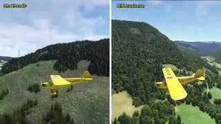 FS 2020 ORBX MFS Global Trees HD vx REX AccuSeason - Update for better comparaison for the grass